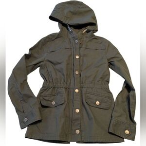 Gap Olive Green Hooded Jacket Size XL